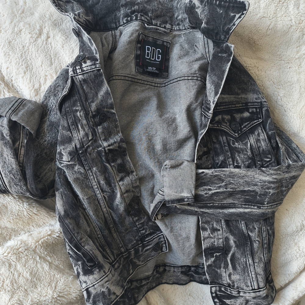 BDG Charcoal Washed Denim Jacket